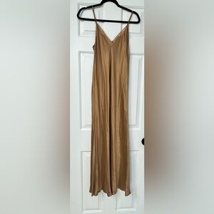 Mes Demoiselles Paris Silk Dress Size 4 (Euro Size 36) in “Skin”